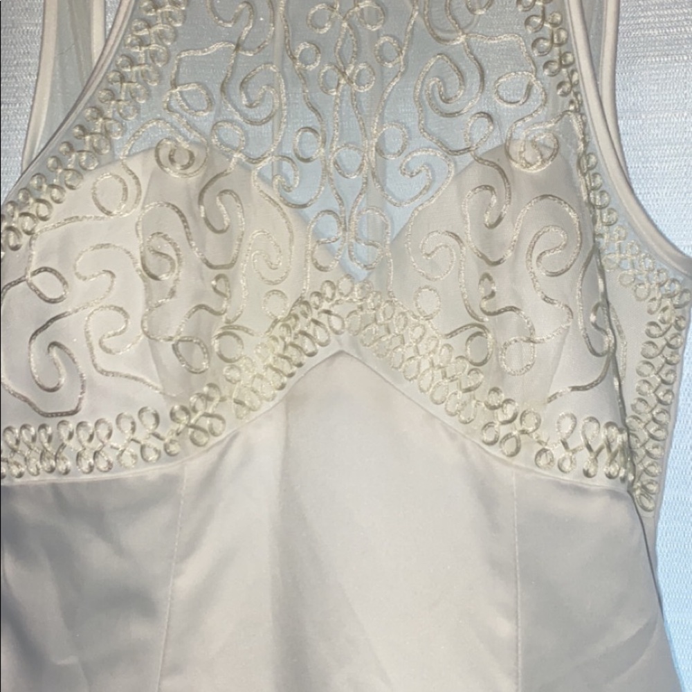 Linda Bernell white formal gown size 10